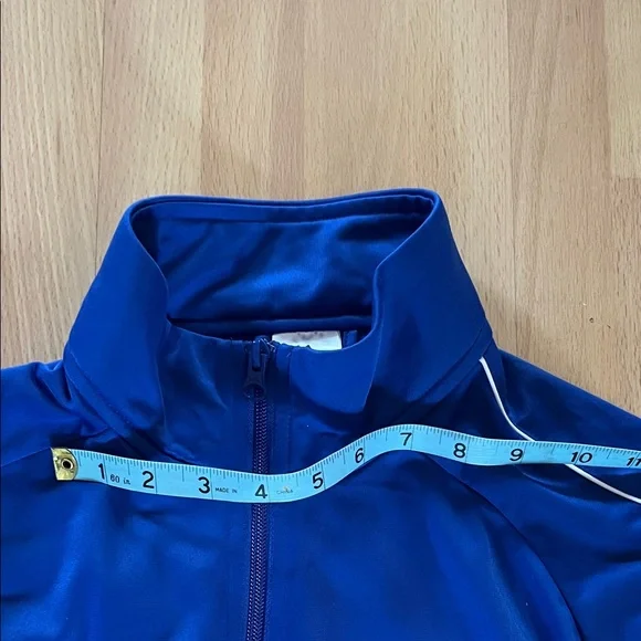 adidas Men's Blue Full-Zip Performance Track Jacket